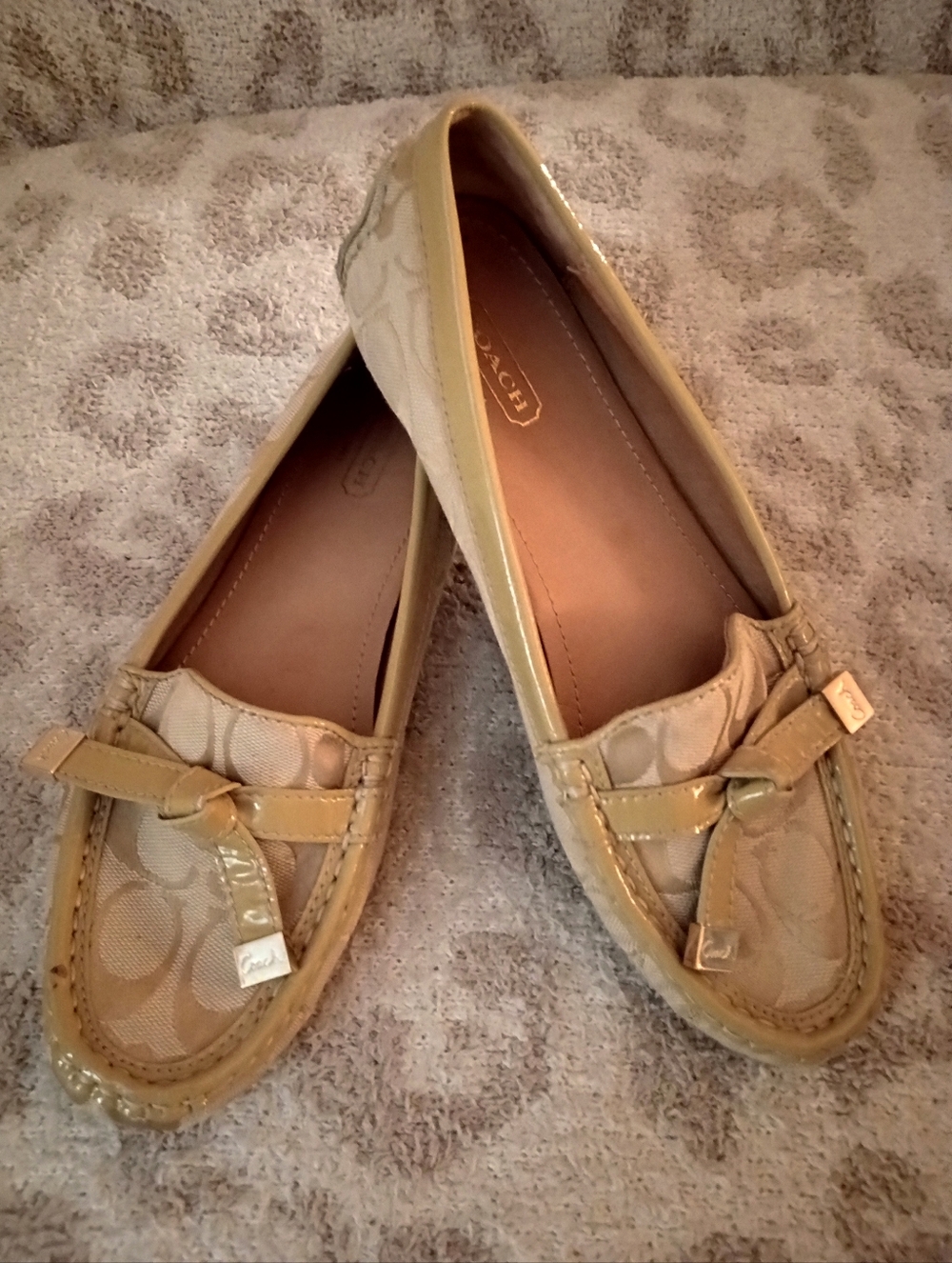 Coach Signature Canvas Frida Loafers